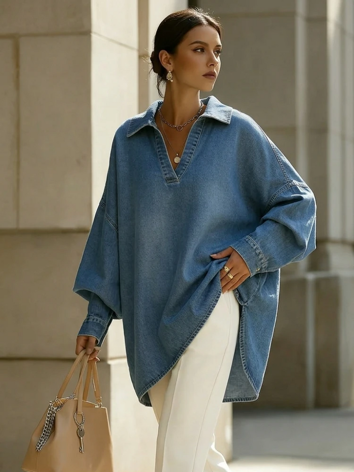 Solane Washed Denim Shirt