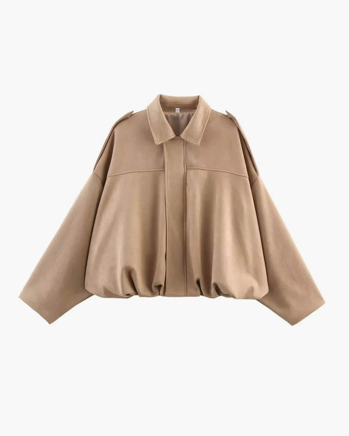 Winifred Suede Bomber Jacket