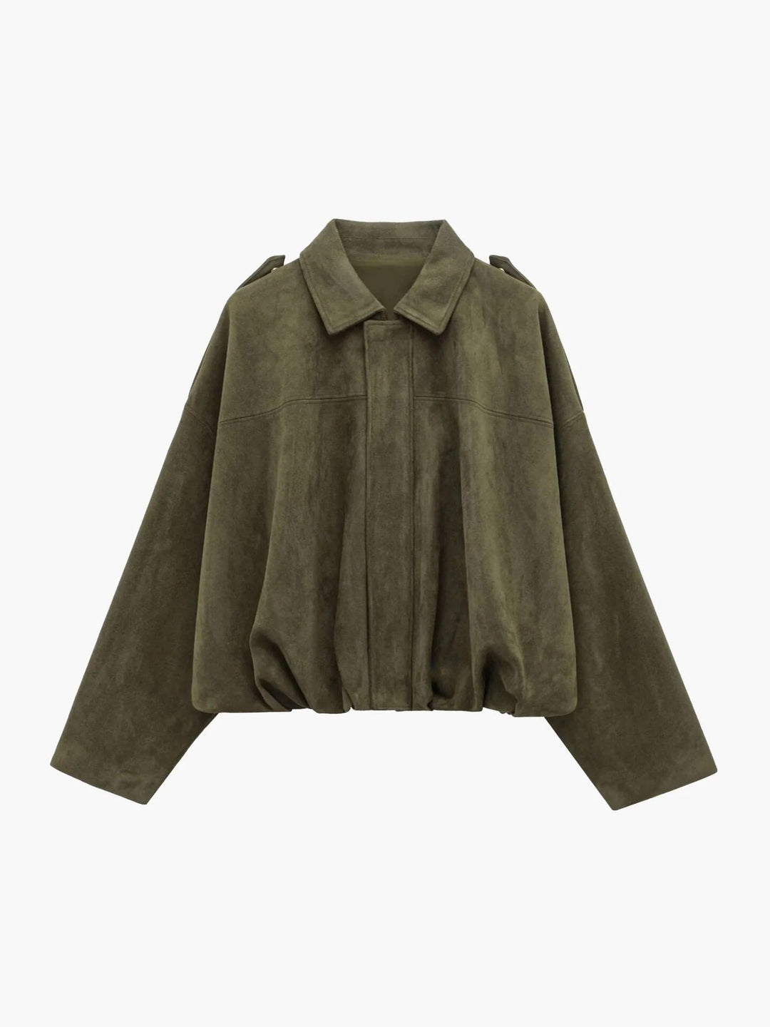 Winifred Suede Bomber Jacket