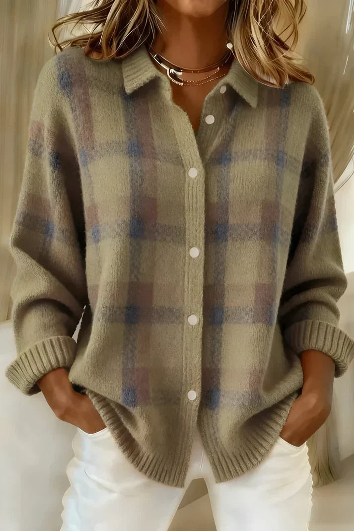 Agathe Structured Knit Cardigan