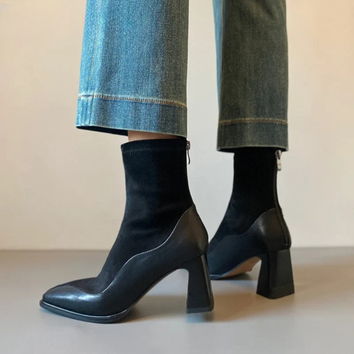 Odalise Square Toe Boots