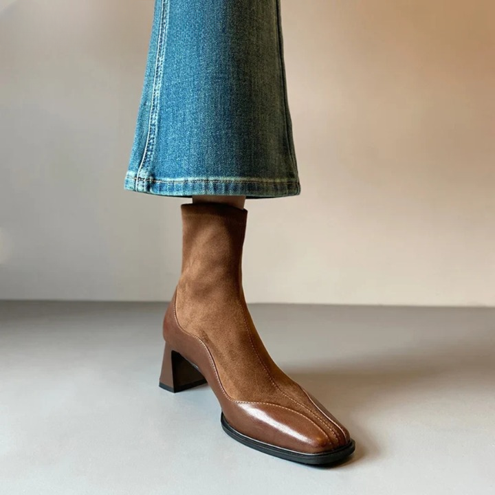 Odalise Square Toe Boots