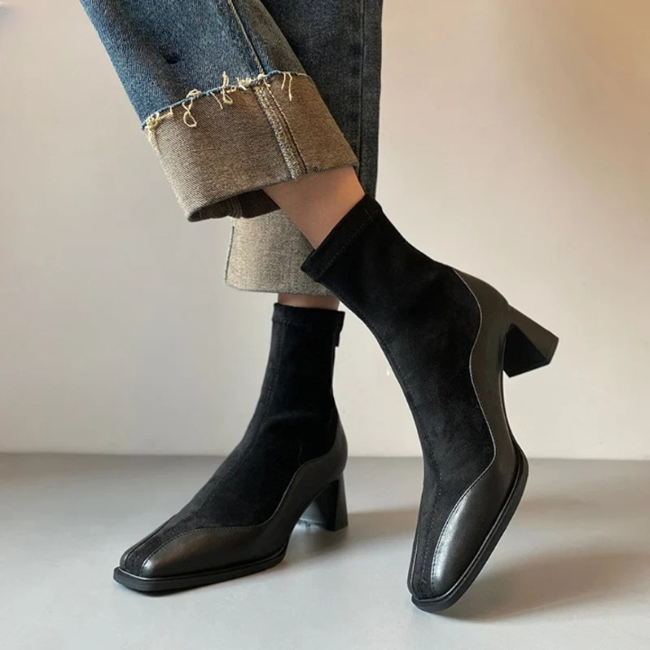 Odalise Square Toe Boots