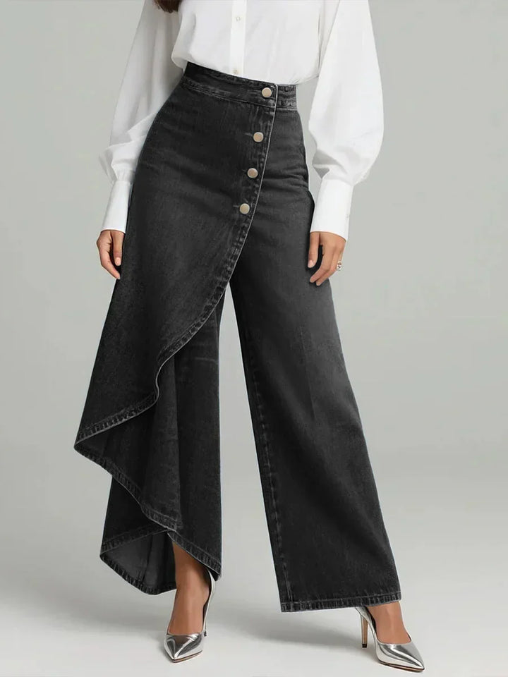 Cassandra High Waist Wide-Leg Pants