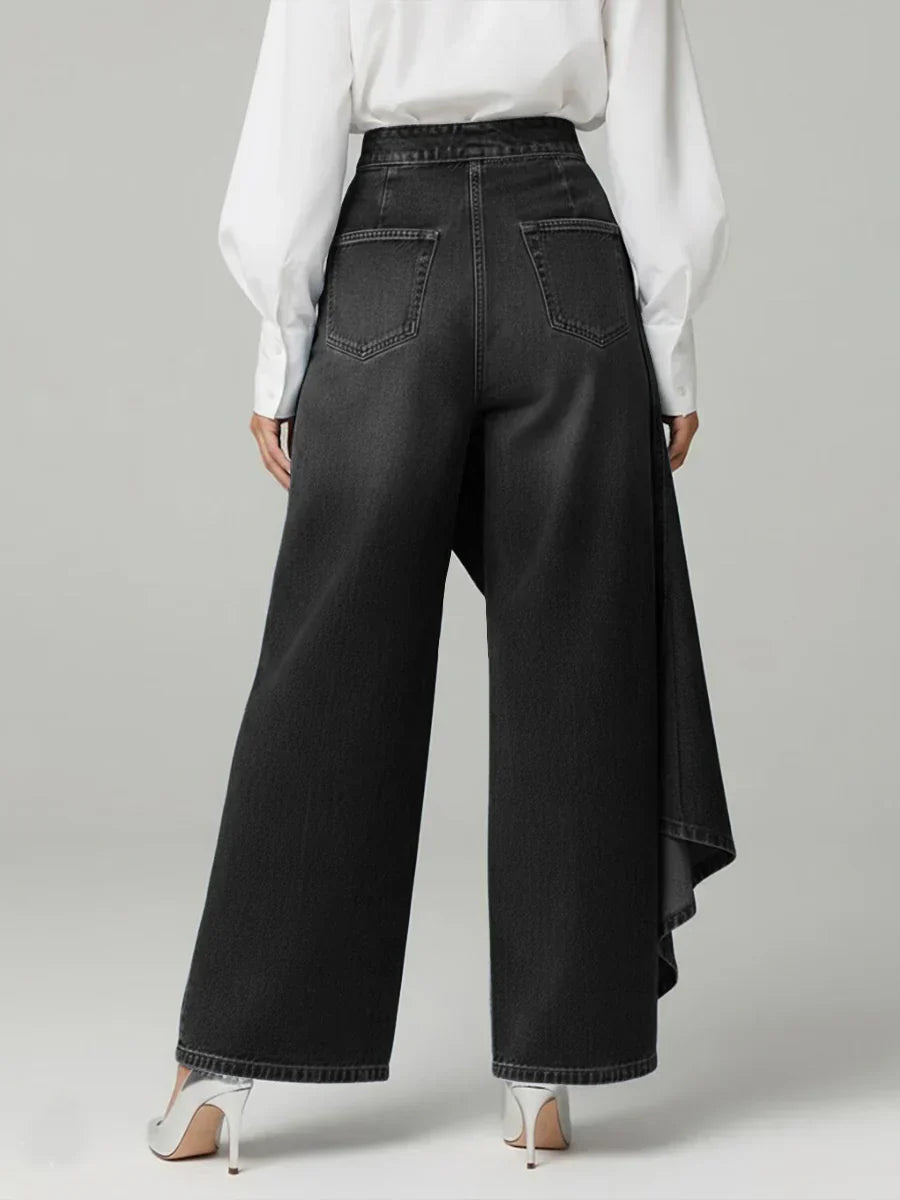Cassandra High Waist Wide-Leg Pants