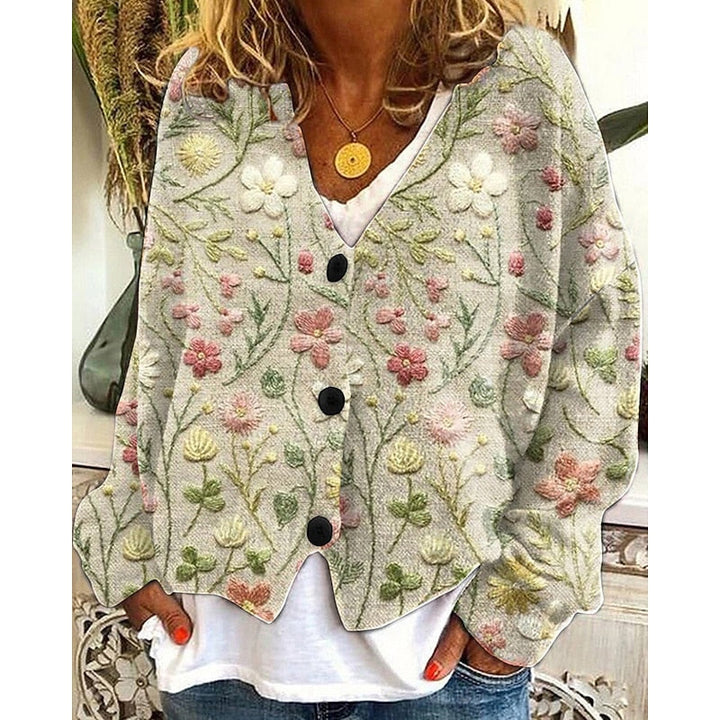 Linden Floral Print Cardigan