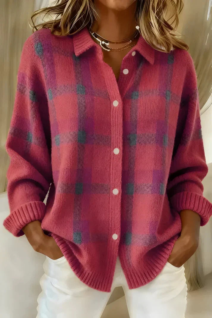 Agathe Structured Knit Cardigan