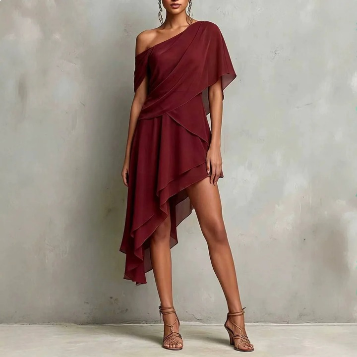 Neena One Shoulder Mini Dress