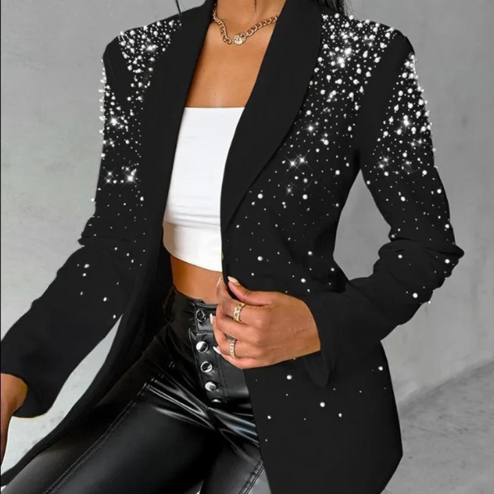 Iris Pearl Trim Blazer