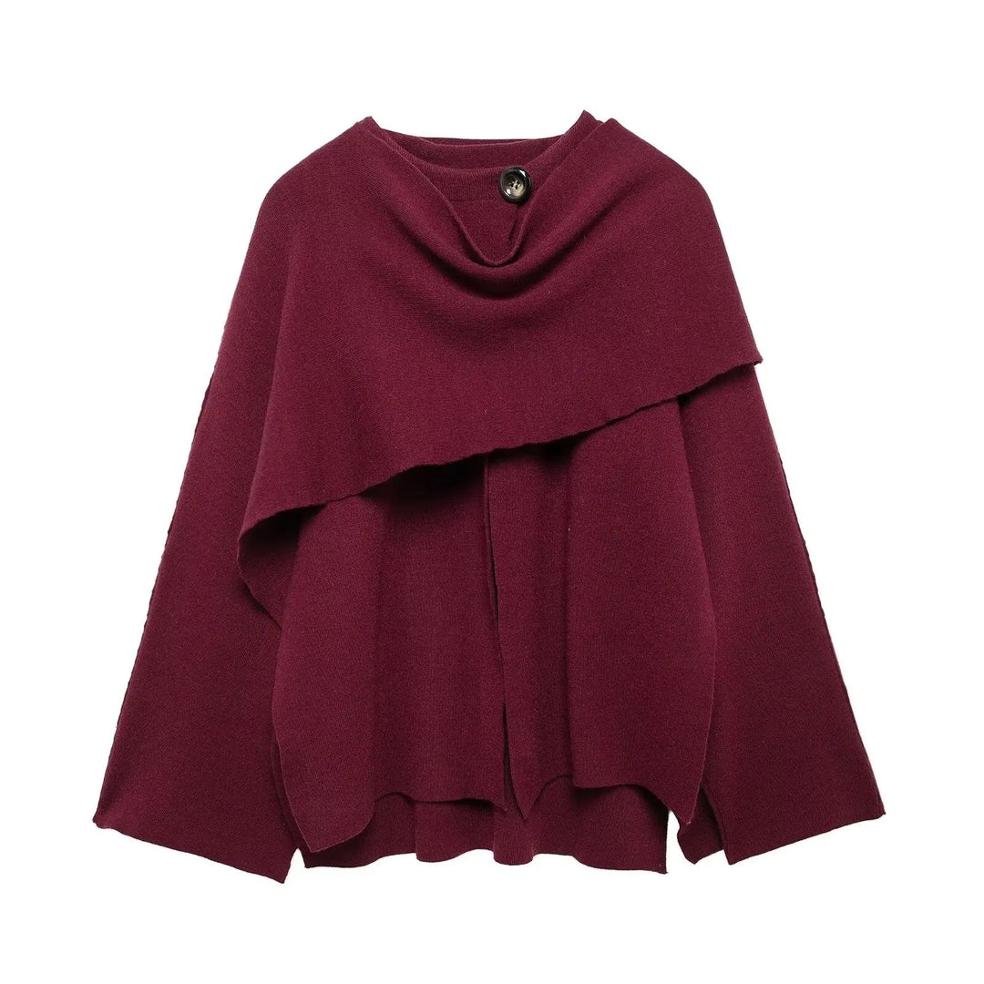 Zuzanna Asymmetrical Hem Poncho
