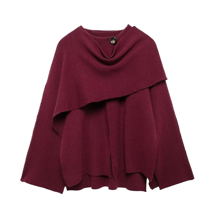 Zuzanna Asymmetrical Hem Poncho