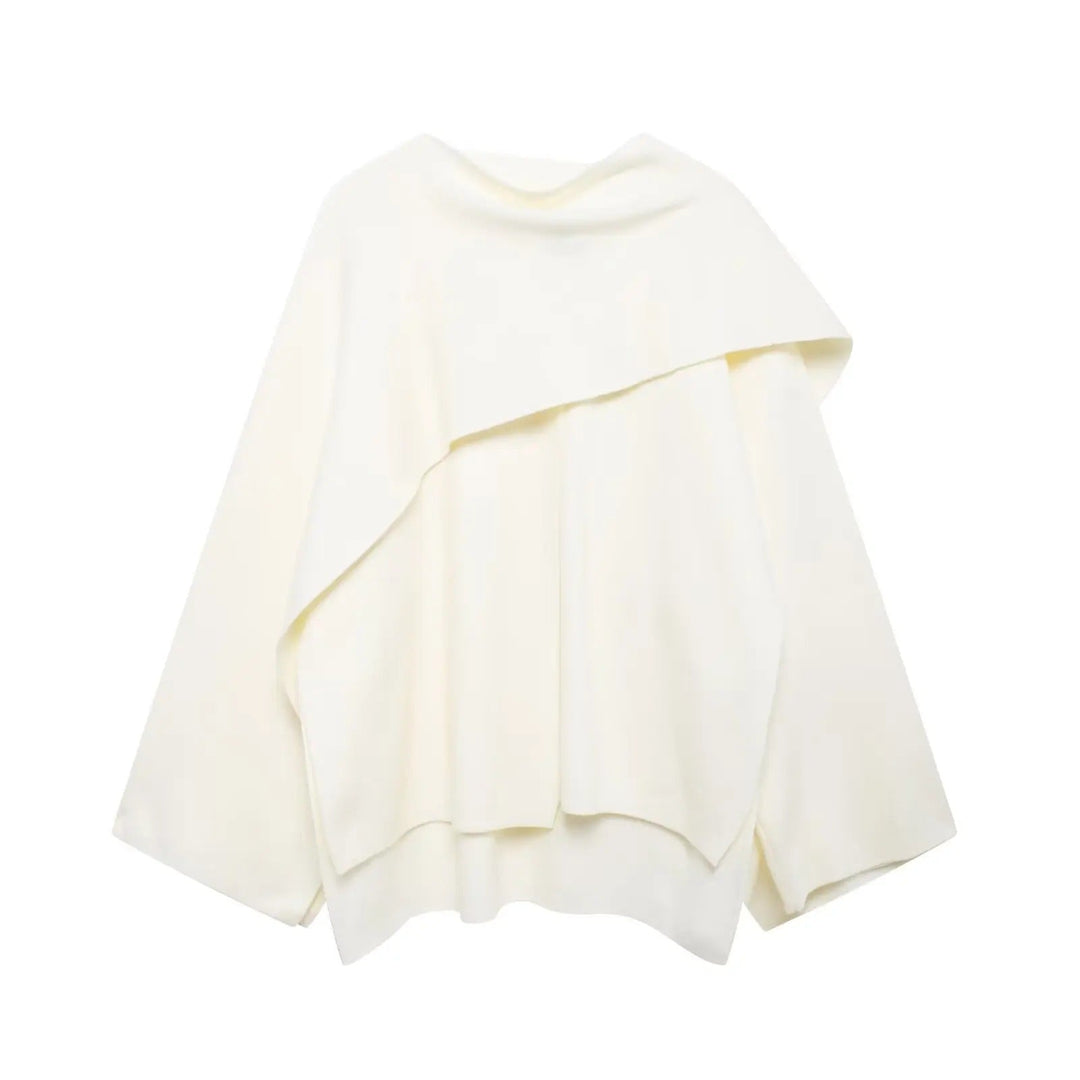 Zuzanna Asymmetrical Hem Poncho
