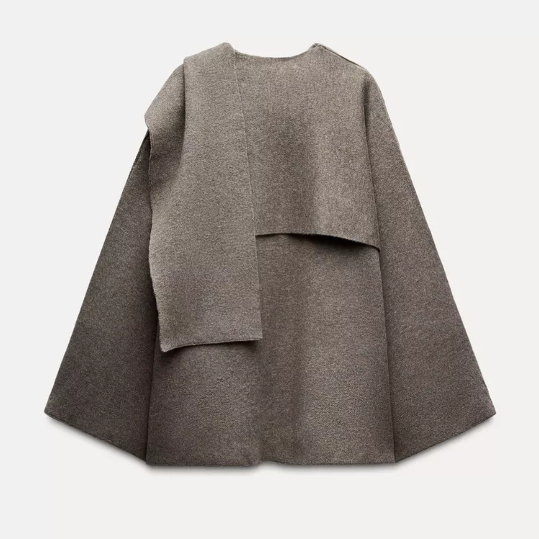 Zuzanna Asymmetrical Hem Poncho
