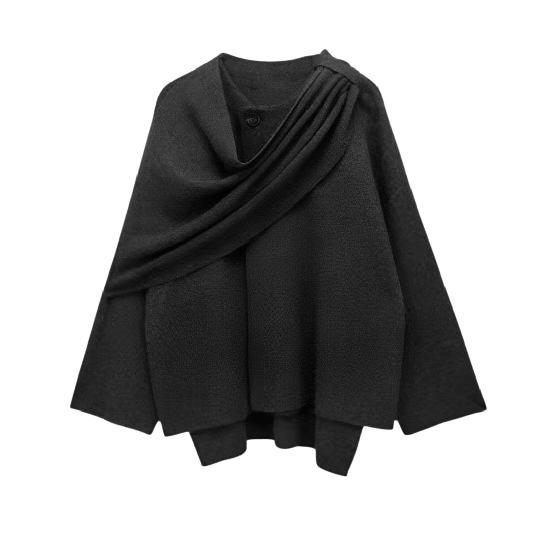 Zuzanna Asymmetrical Hem Poncho