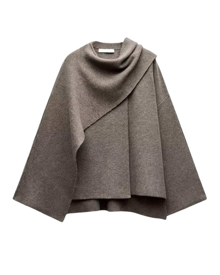 Zuzanna Asymmetrical Hem Poncho