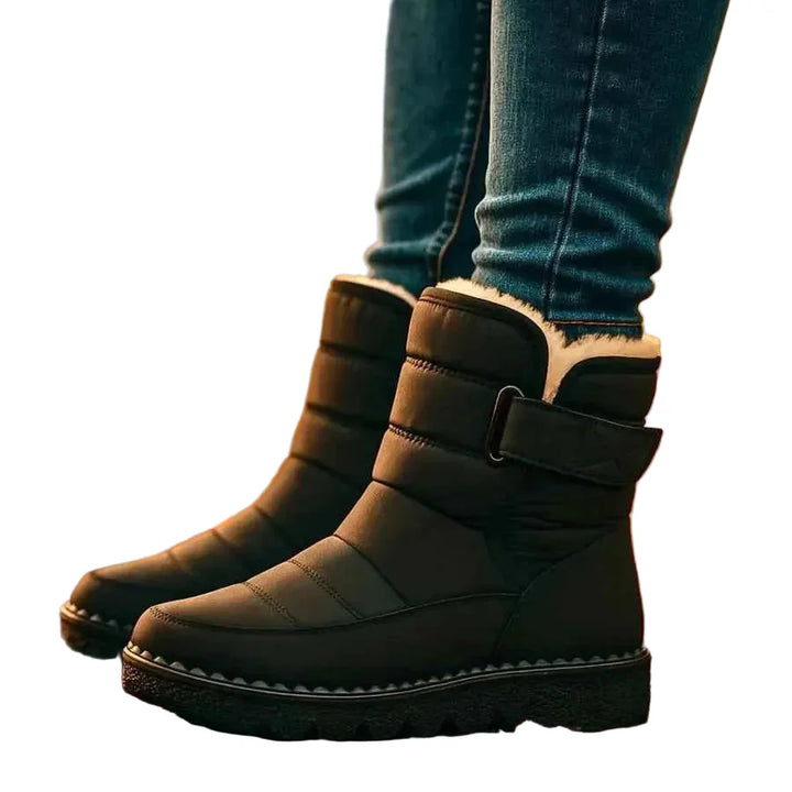 Solene Fleece Lined Winter Ankle Boots