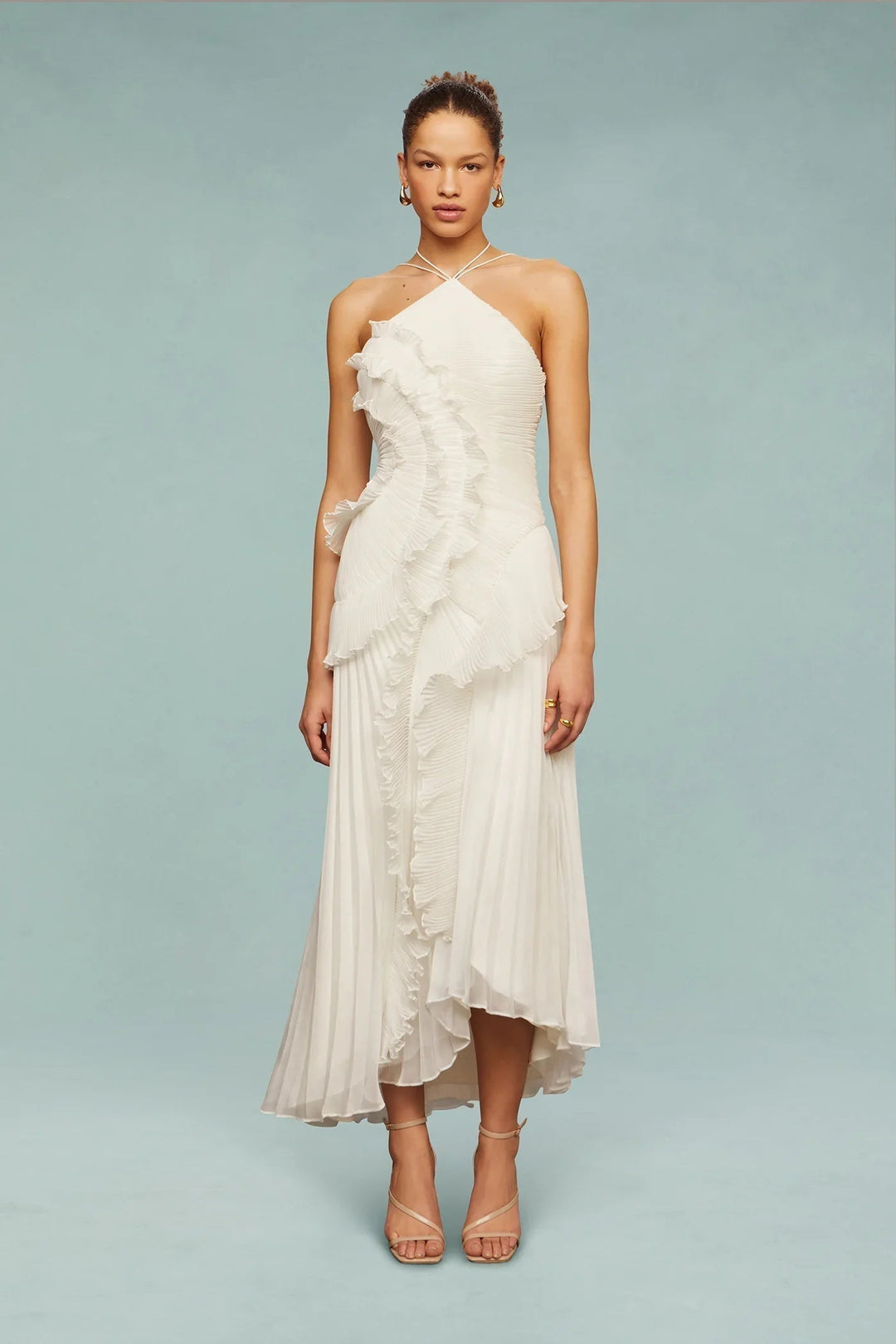 Jessy One Shoulder Maxi Wedding Guest Dress