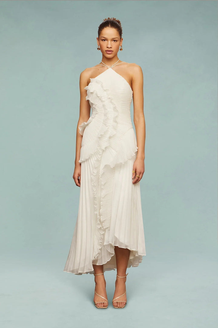 Jessy One Shoulder Maxi Wedding Guest Dress