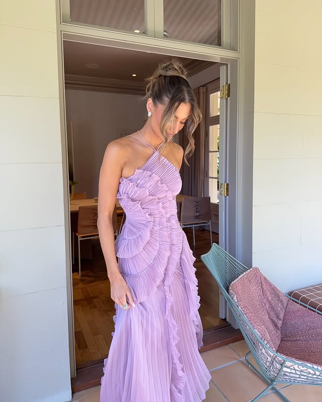 Jessy One Shoulder Maxi Wedding Guest Dress