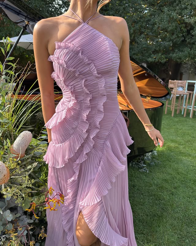 Jessy One Shoulder Maxi Wedding Guest Dress